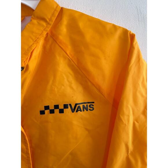 Vans Orange Nylon Snap Button Jacket xs - Picture 8 of 8